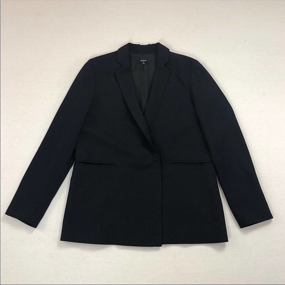 Madewell Lycee Drapey Blazer Black Size 6